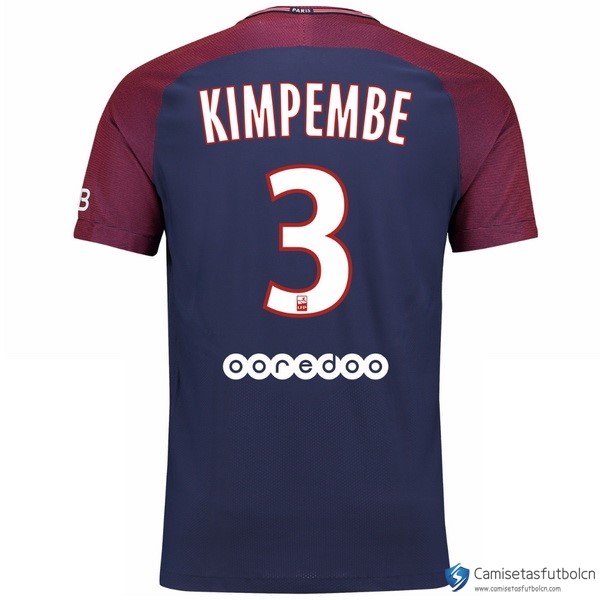 Camiseta Paris Saint Germain Primera equipo Kimpembe 2017-18